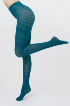 Женские колготки плотные с узором “Гусиная лапка“ GIULIA RIANNA 60 ден model 5 3