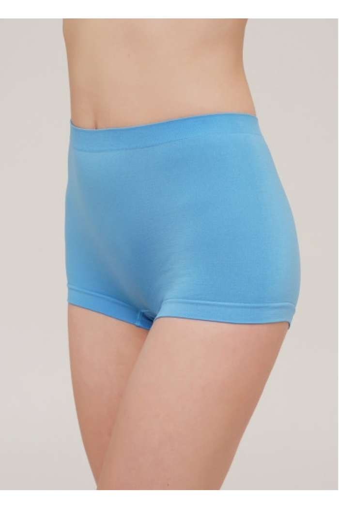 Бесшовные женские трусики шорты Giulia Эластичные трусики-шорты с заниженной талией без швов