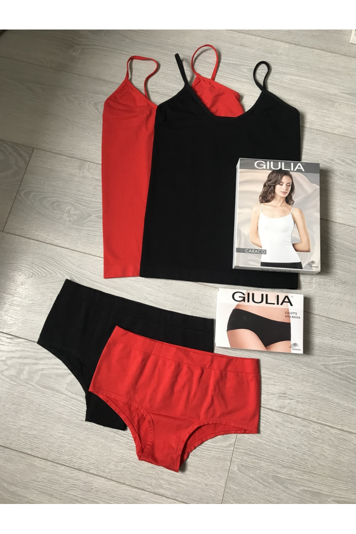 Бесшовная майка на тонких бретелях Giulia Caraco футболка домашняя повседневная Женское нижнее белье