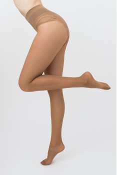 Еластичні матові колготки з високими утягувальними трусиками BODY 40 ден 2, Бронзовий