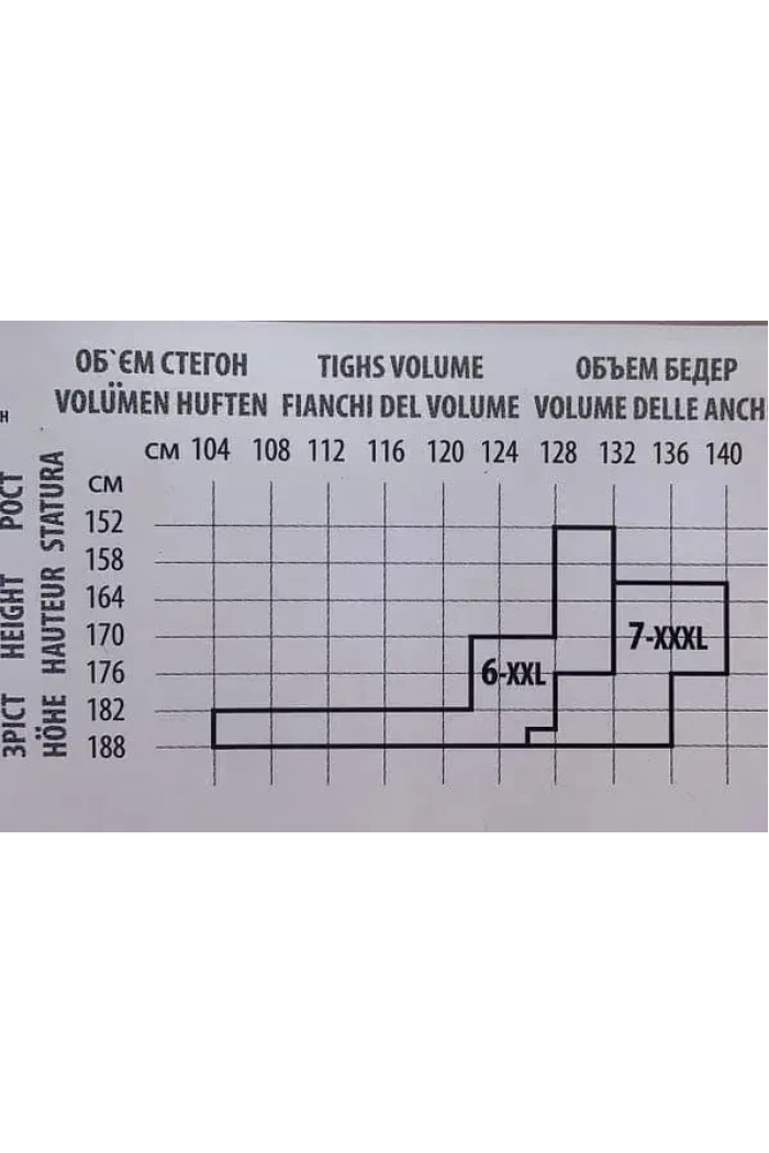 Класичні капронові Колготки великого розміру 40 Ден Positive Look 40 Ден Жіноча нижня білизна