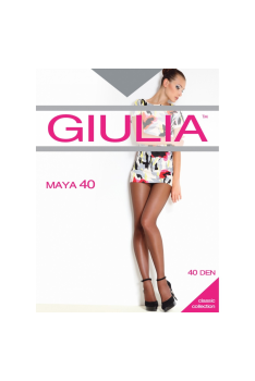 Женские колготки капроновые без шортиков тонкие с плоскими швами 40 DEN 5, Коричневый