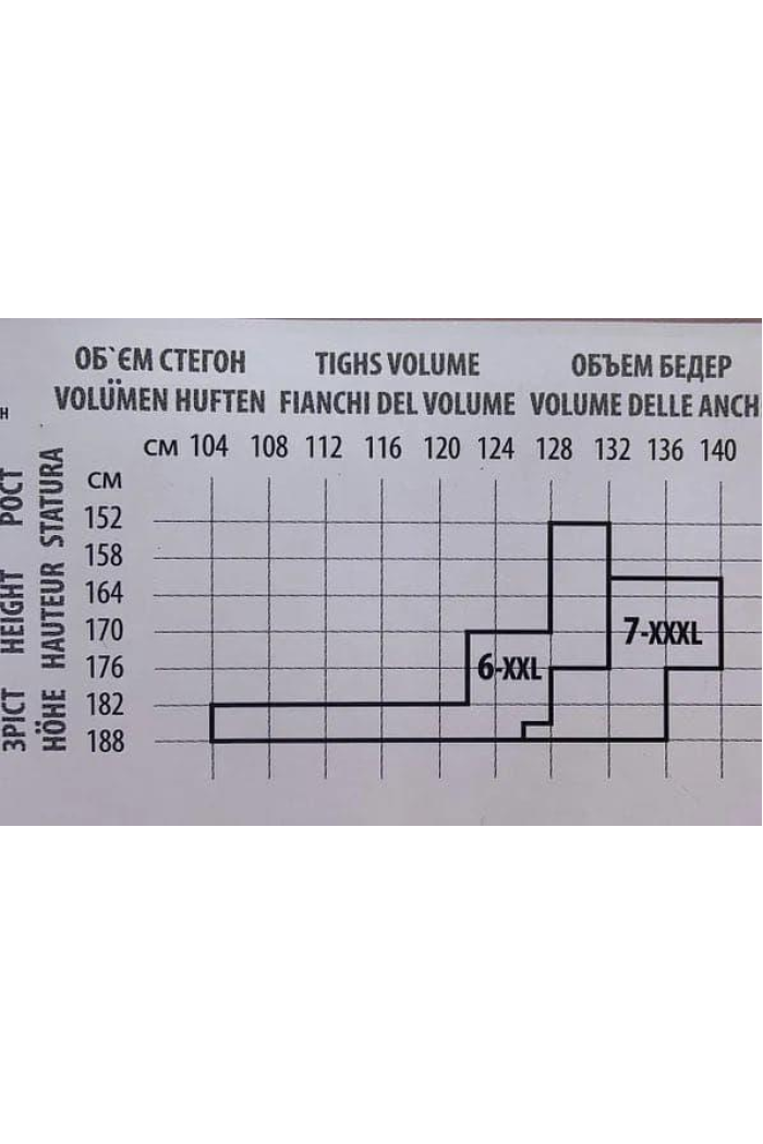 Класичні капронові Колготки великого розміру 40 Ден Positive Look 40 Ден Жіноча нижня білизна 7, Капучіно