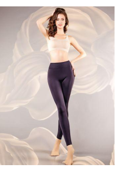 Безшовні Класичні жіночі лосини Giulia Leggings(2) легінси з мікрофібри з широким поясом р. S/M - L/XL