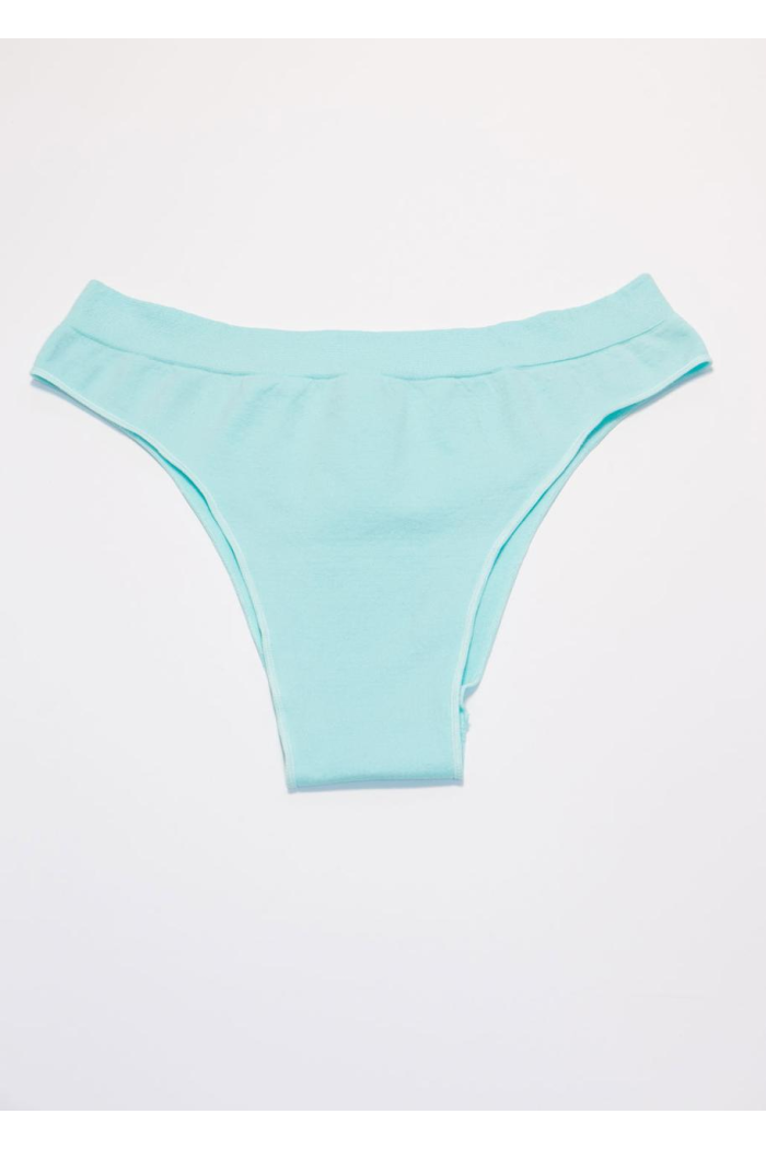 Безшовні трусики бразиліана жіночі Giulia Еластичні труси-бразиліана сліп Жіночий спідній бель. S/M — L/XL L/XL, Блакитний