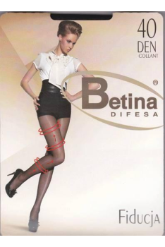 Жіночі колготки капронові з шортиками комфортні “BETINA“ 40 ден