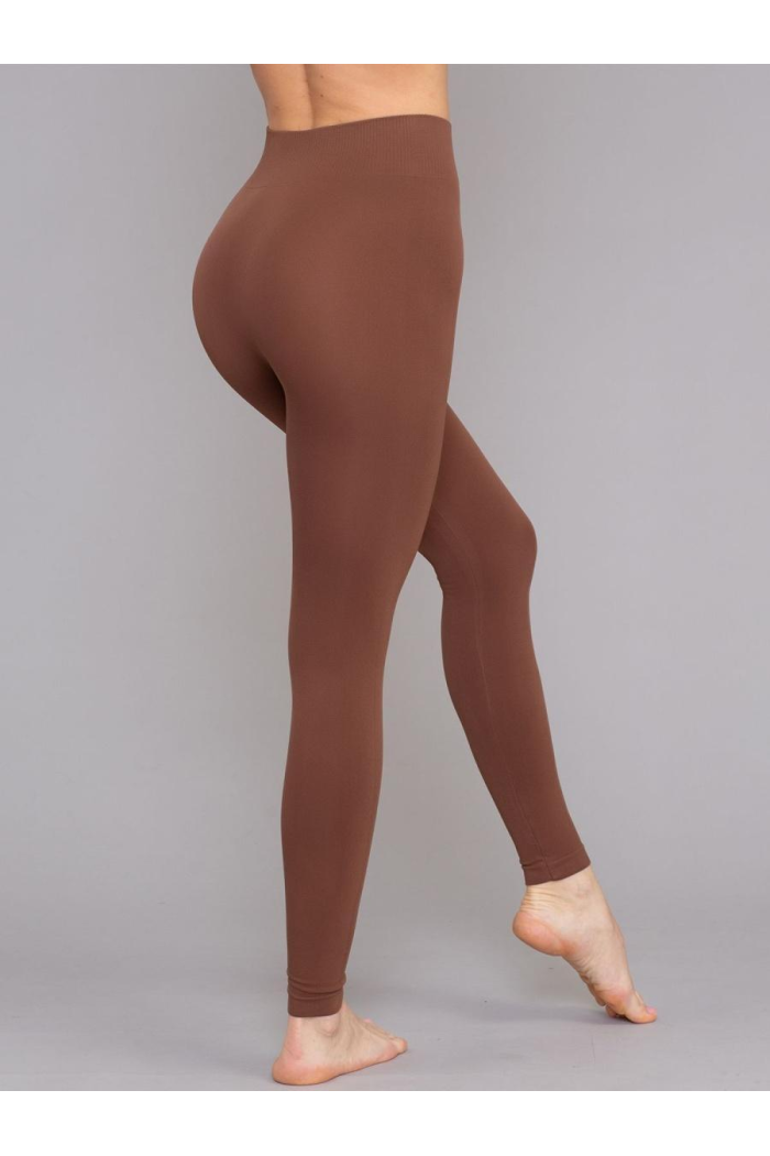 Безшовні Класичні жіночі лосини Giulia Leggings(2) легінси з мікрофібри з широким поясом р. S/M - L/XL